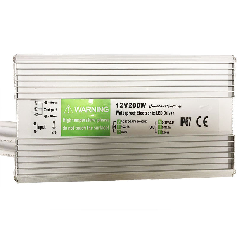 Outdoor IP67 Waterproof Power Supply 150W 8.5A 12V For LED Lights