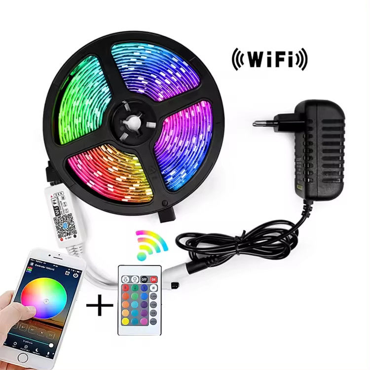 5Meter 150leds TV подсветка подсветка лента DC5V Дистанционное управление 24 ключа SMD5050 RGB лента Tira USB порт лента Гибкий подсветка