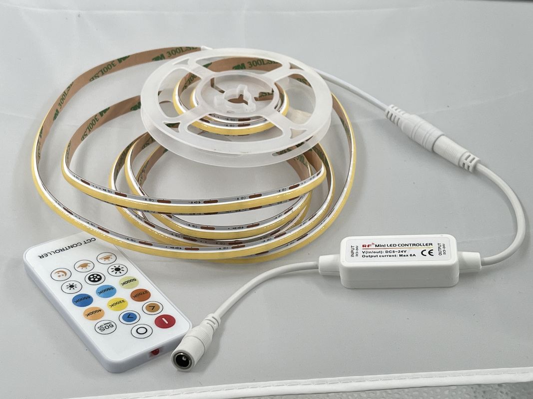 90 CRI COB 560leds CCT Dimmable LED Strip 8mm PCB для энергосбережения экологически чистое освещение в Европе