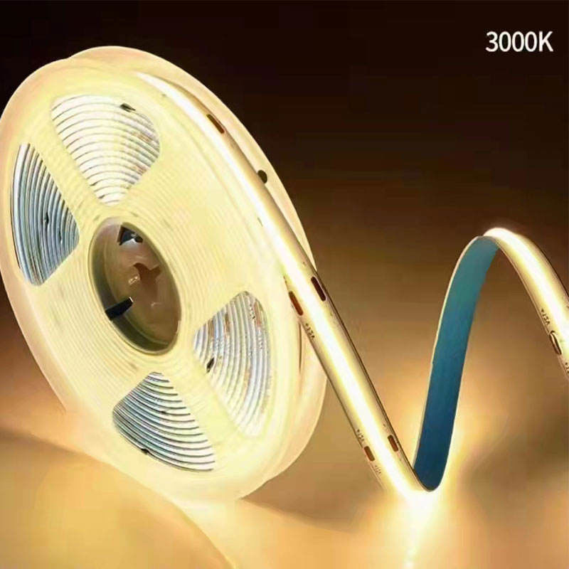 COB LED Strip 320leds 2024 горячая продажа Сортируемая 12VDC CRI90 3000K 2700K 4000K 6000K COB светодиодная полоса для гостиной