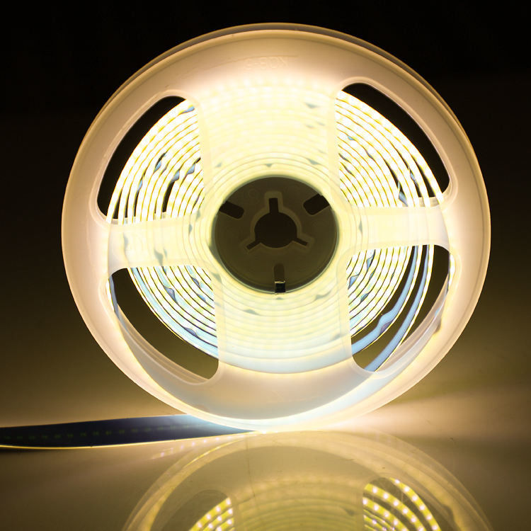 COB LED Strip 320leds 2024 горячая продажа Сортируемая 12VDC CRI90 3000K 2700K 4000K 6000K COB светодиодная полоса для гостиной