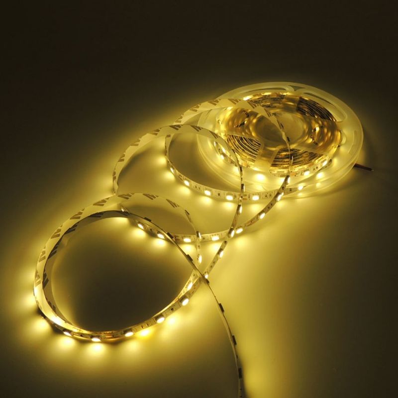 5м/ролл SMD2835 Гибкая светодиодная лента 120LEDs Прямая фабрика Хорошее качество 8мм PCB IP20 Внутреннее оформление