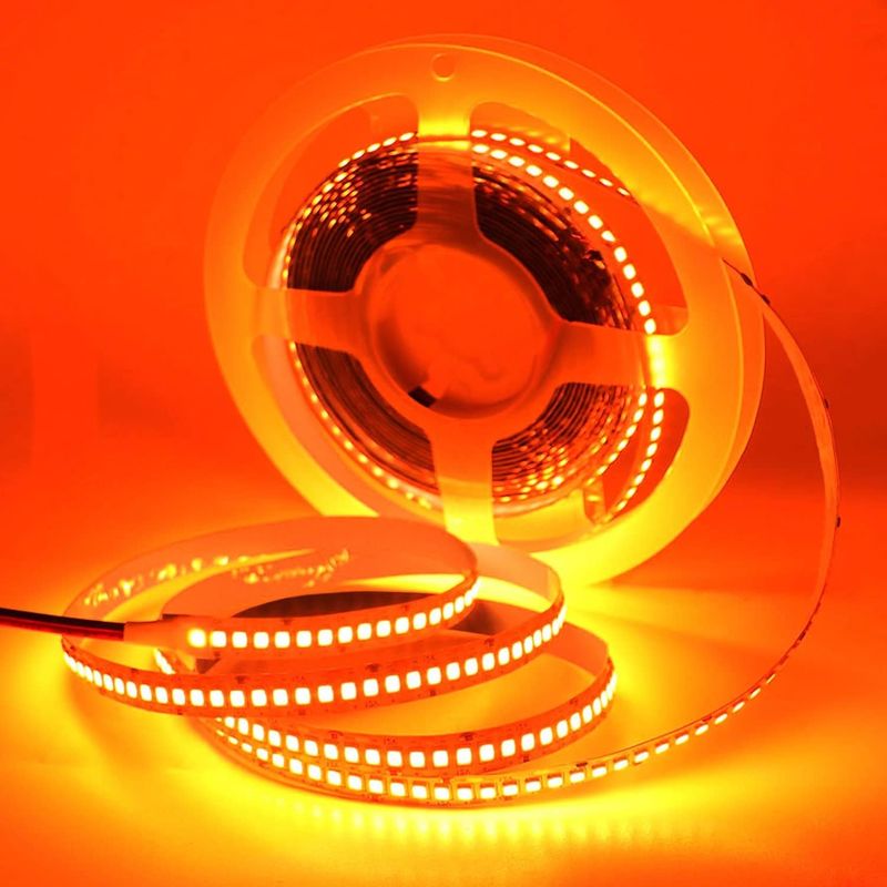 12V 240LEDS SMD 2835 светодиодный светодиодный светодиод 1200LEDs 16,4Ft Не водонепроницаемый цвета Красный Зеленый Синий Оранжевый Для Бар