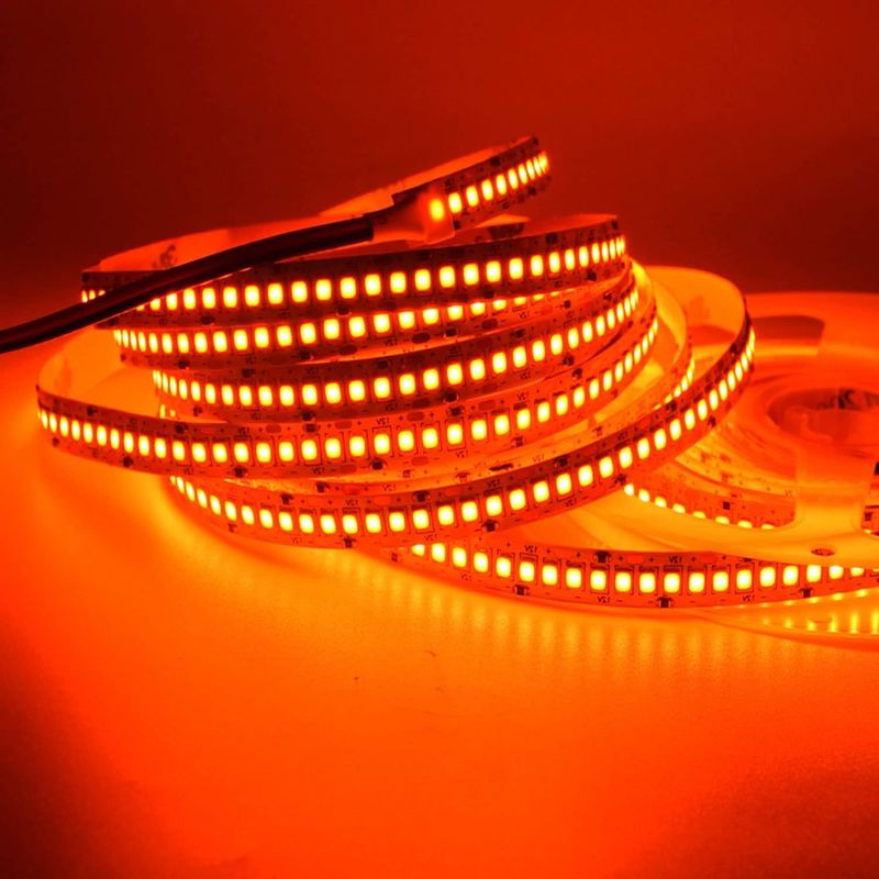 24V высокая яркость 240LEDS SMD 2835 светодиодный светодиодный светодиод 1200LEDs 16,4Ft водонепроницаемый цвета Красный Зеленый Синий Оранжевый Для KTV