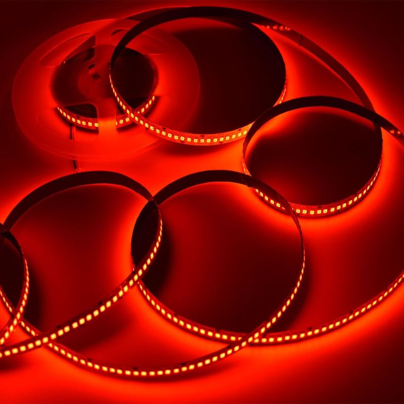 24V высокая яркость 240LEDS SMD 2835 светодиодный светодиодный светодиод 1200LEDs 16,4Ft водонепроницаемый цвета Красный Зеленый Синий Оранжевый Для KTV