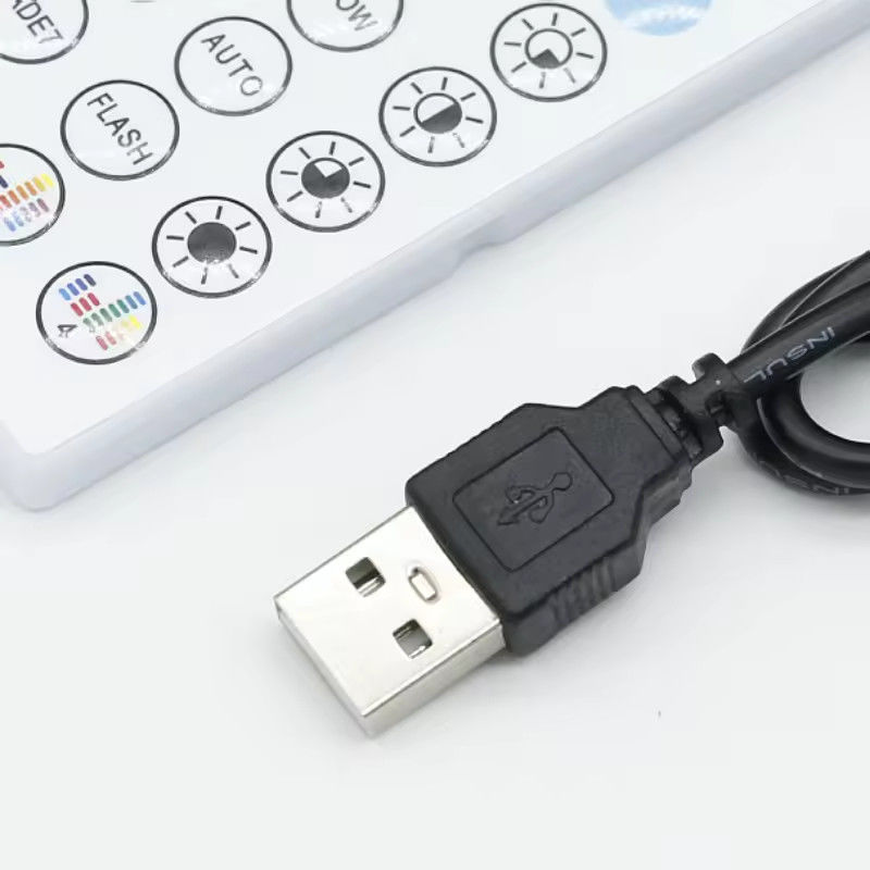 Умный светодиод 5V 44ekys RGB LED Стрип контроллер wifi tuya APP USB Bluetooth dimmer luce striscia контроллер для светодиодных полос