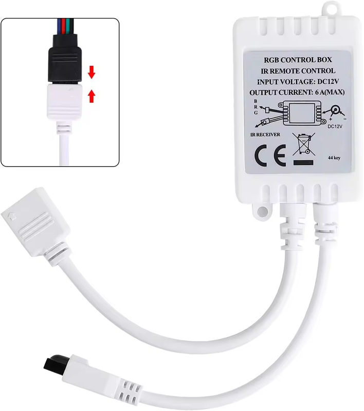 Оригинальный завод 44ключи 5V 12V 24V RGB LED контроллер RF беспроводной светодиодный свет Монохромный тонизирующий пульт