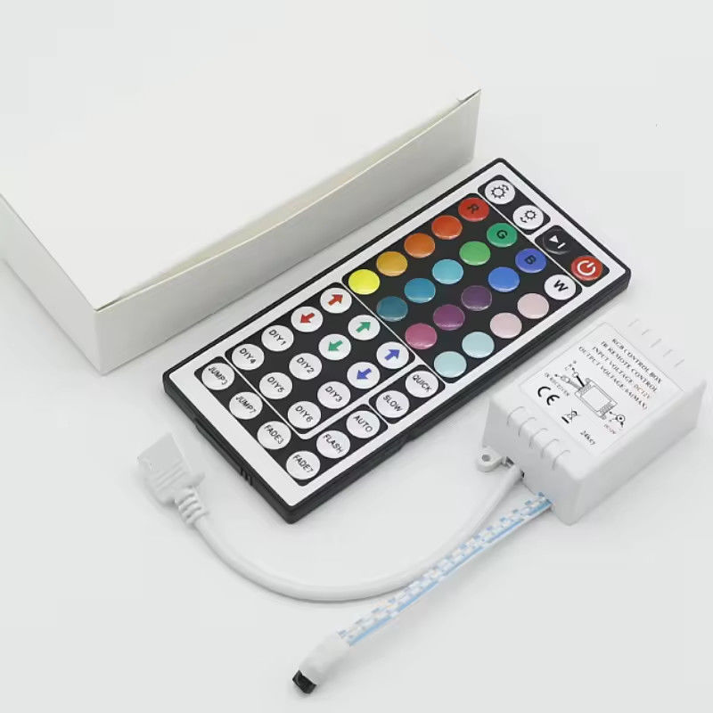 Оригинальный завод 44ключи 5V 12V 24V RGB LED контроллер RF беспроводной светодиодный свет Монохромный тонизирующий пульт