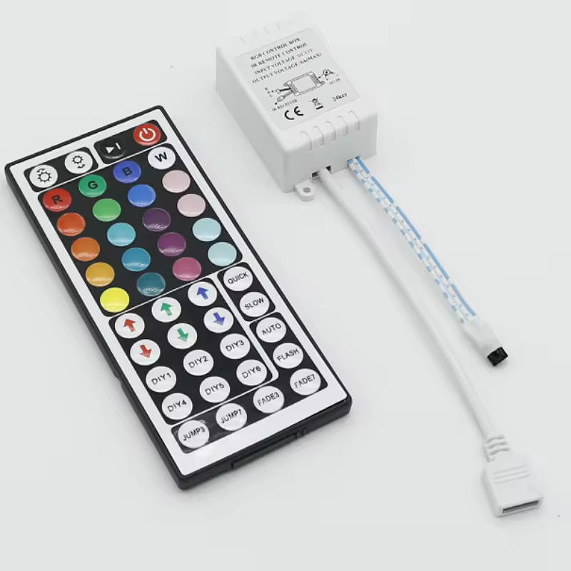 Оригинальный завод 44ключи 5V 12V 24V RGB LED контроллер RF беспроводной светодиодный свет Монохромный тонизирующий пульт