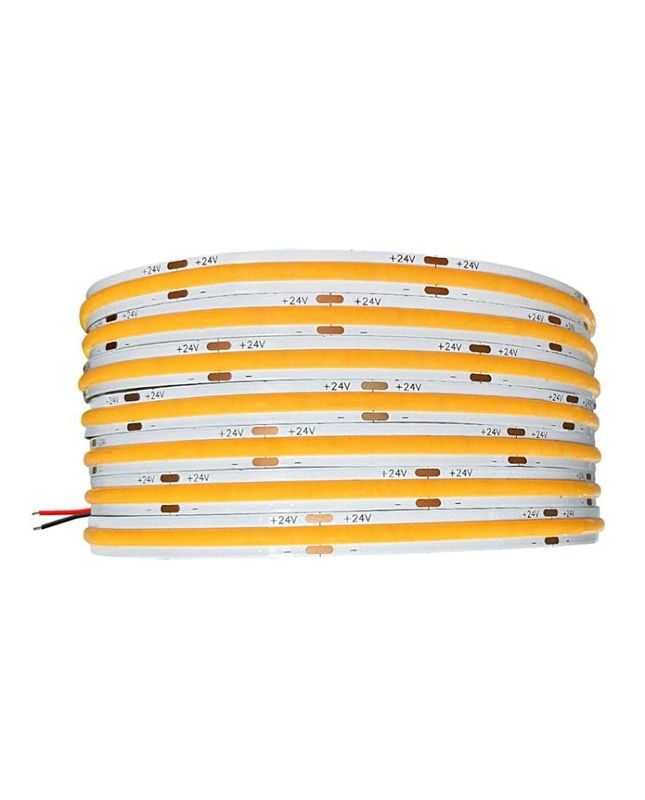 Высокий CRI DC24V COB480 светильники 5m/roll RA90 cob полоска для внутреннего наружного украшения водонепроницаемая профиль COB полоска