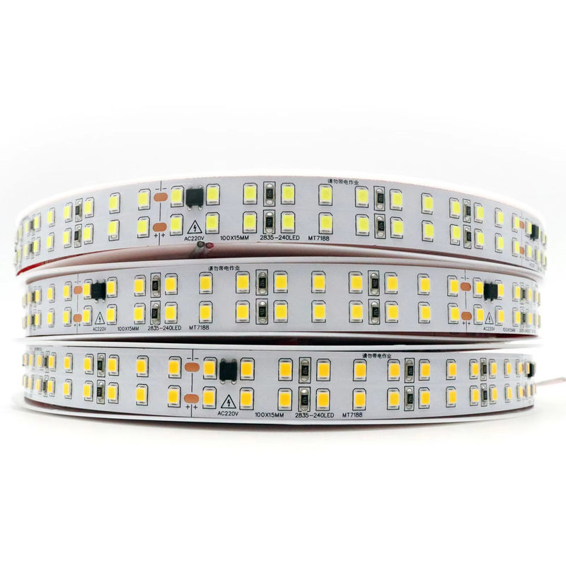 IP20 SMD2835 240LEDS 2 ряда 110V Снижаемые светодиодные полосы для комнаты в Южной Америке