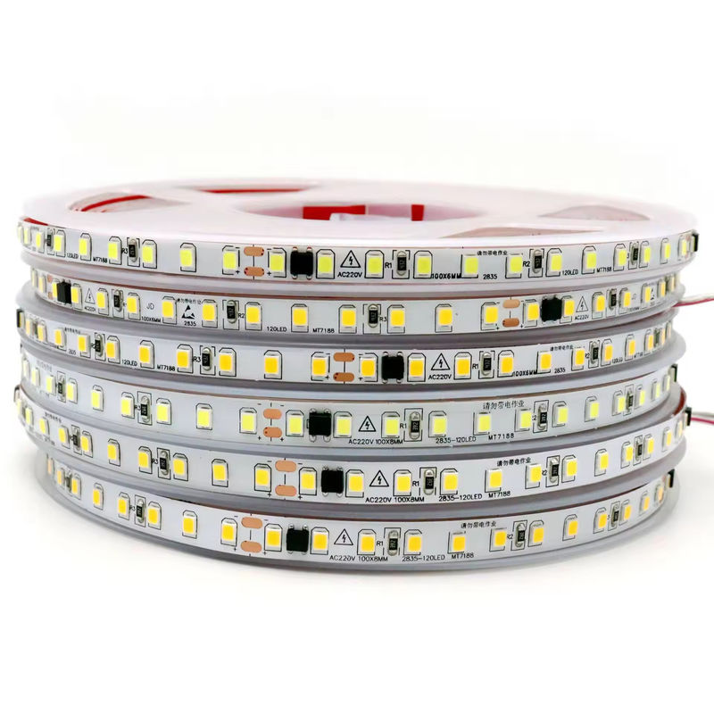 2835 120Leds 8W/M CRI80 Гибкая светодиодная лента 5M/10M Длина для домашнего рождественского украшения