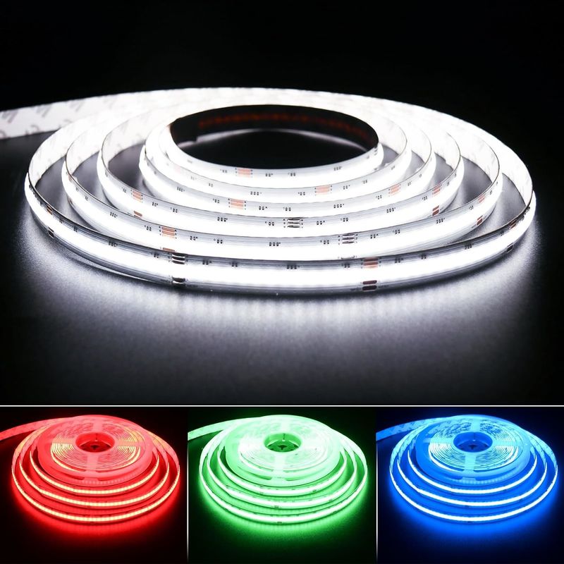 784 светодиодов/м RGBW Chip COB LED Strips Dimmable -20°C до 60°C DC 24V Входное напряжение