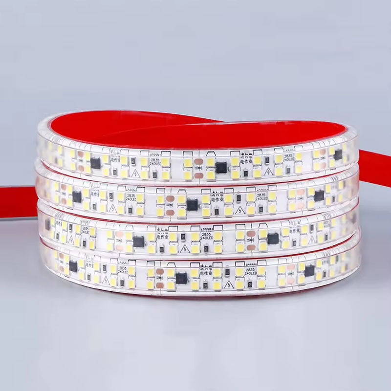Бесплатный водитель Ip44 220V 110V 2835 240led 10cm резка назад палка 127V водонепроницаемая 10cm резка гибкая светодиодная лента для наружного использования
