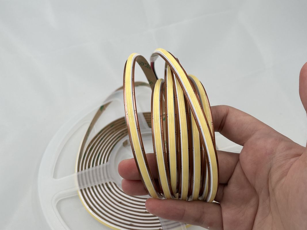 12V COB576Led/M 6,6MM Ширина сглаживаемая 2700K до 6500K CCT COB светодиодная лента гибкое освещение CE сертифицированное