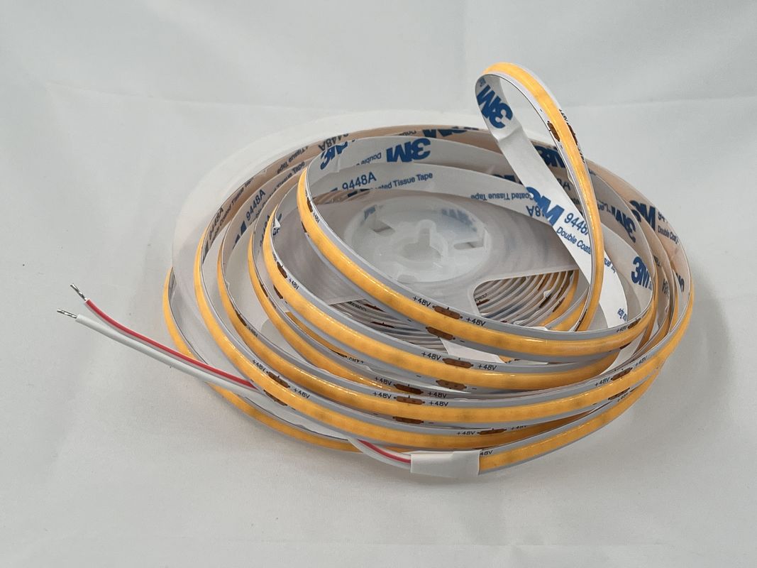 48V COB 320leds/M 90CRI Снижаемый 100lm/W 11W/M Гибкий COB светодиодный светодиодный свет для внутреннего декора