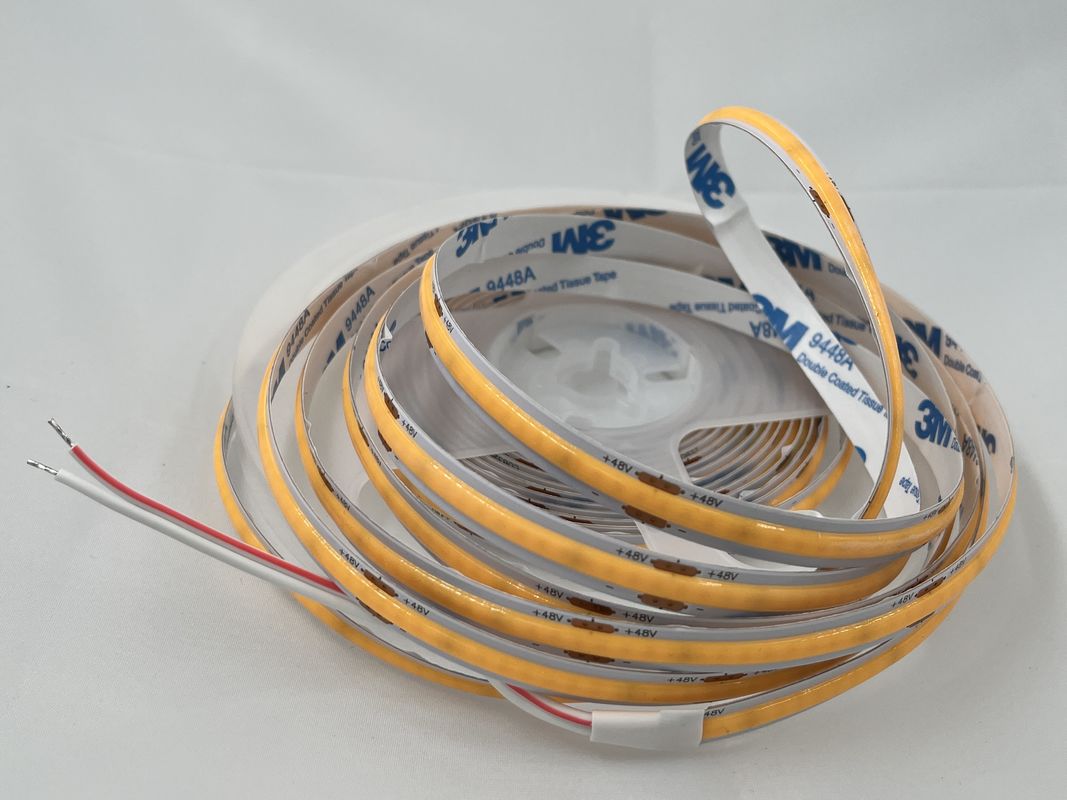 48V COB 320leds/M 90CRI Снижаемый 100lm/W 11W/M Гибкий COB светодиодный светодиодный свет для внутреннего декора