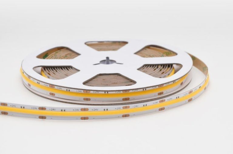 320LEDs/m LED COB Гибкая лента DC24V 12V 5m 10W для ландшафтного освещения -25 50C CRI 90
