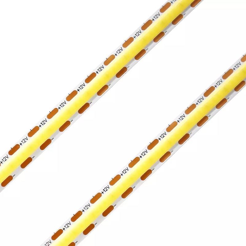 320Leds Гибкая светодиодная лента Белый / Теплый Белый DC24V 8 мм Ширина интегрированный светодиодный свет COB