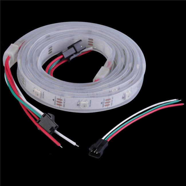 Водонепроницаемая 12В ws2812 ws2811 светодиодная полоска 60LED для магического цвета RGB декорации CRI Ra 80