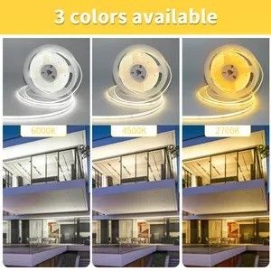 Специальное гибкое 320 480 светодиоды Dc 5v 10000 люмены Теплое белое Rgb Fcob Cct Cob Led Strip Light Warehouse
