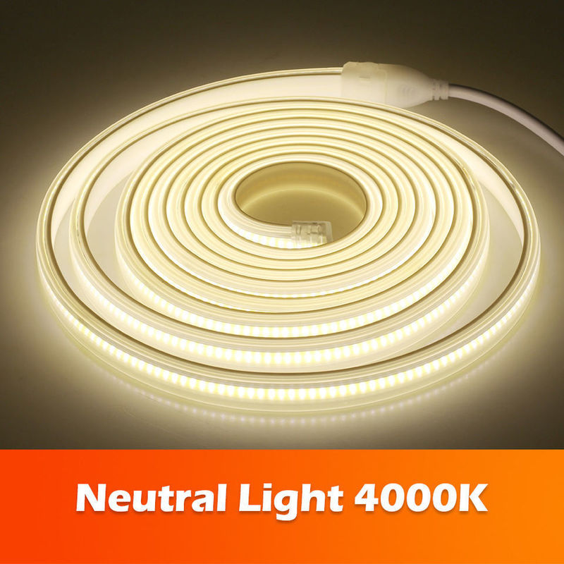 220v 280LED/m Белый/теплобелый/нейтральный белый COB светодиодная полоса CE RoHS 100m 50m Высокое напряжение