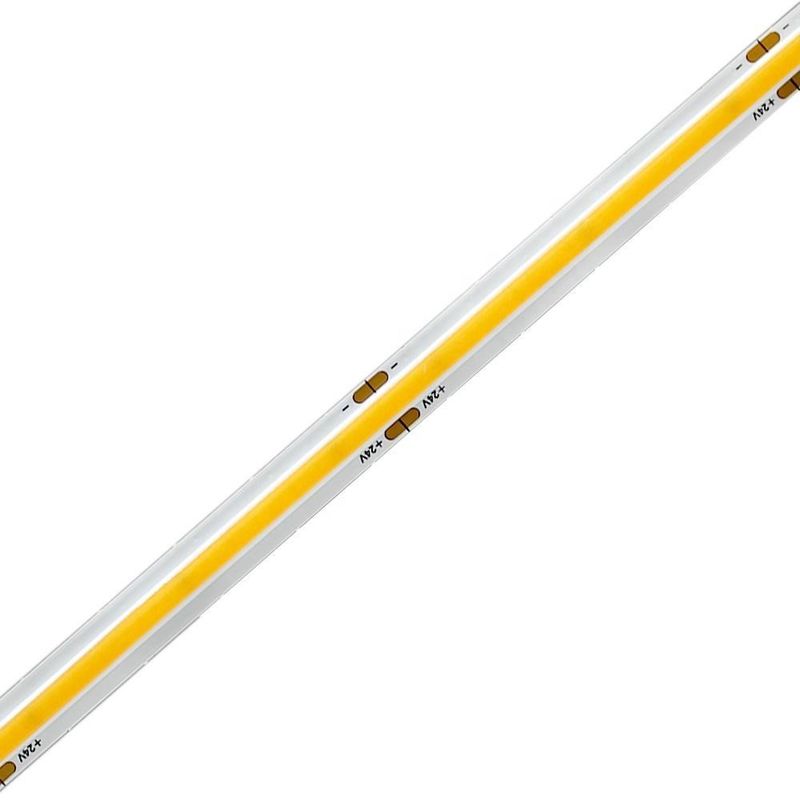 90lm/W COB светодиодная полоса DC24V CRI90 312LED/m с стабильным плотиным клеем и 60000 часов рабочего времени