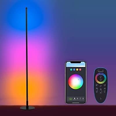 Игровые огни Гостиная Обстановка настроения Rgb Декор Ночные огни Стоящие светодиодные угловые напольные лампы