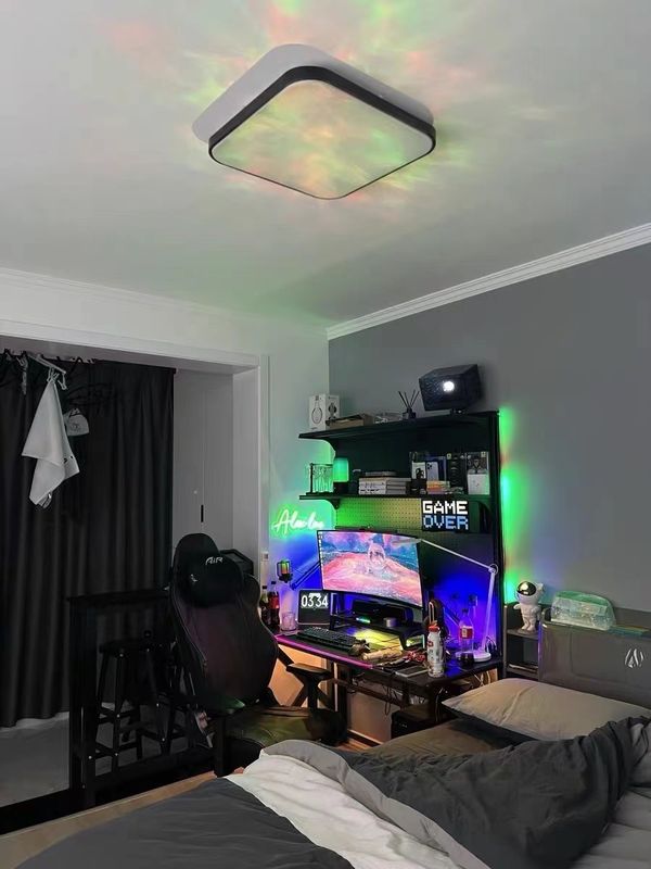 Игровые лампы Гостиная Обстановка настроения Rgb Оформление дома.Отель.Осветление Стоящая подвесная угловая напольная лампа