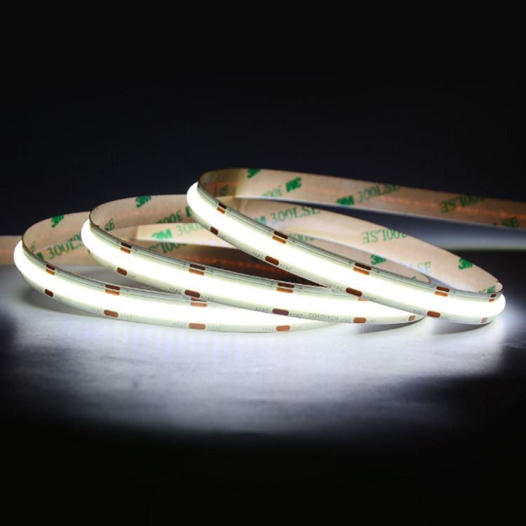 Снижаемый 320LED 8MM 12 Вольт Гибкий COB светодиодный светодиодный свет для проектов освещения праздников