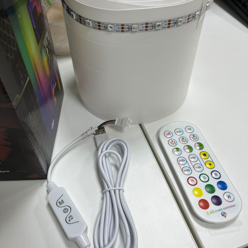 2- RGB IC умный угловой свет дистанционно управляемый Tuya поддержка Google Alexa светодиодный угловой напольный светильник для гостиной