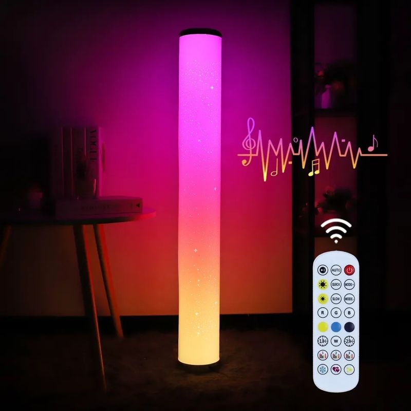 Настроенное приложение Atmosphere Wifi и дистанционное управление светодиодным напольным светильником для спальни в умном доме