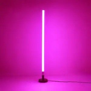 RGB игровые светильники гостиная окружающее настроение свет RGB декор ночные огни стоящие светодиодные угловые напольные лампы для доставки