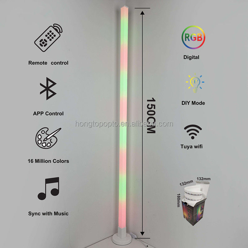 Atmosphere Smart Bluetooth Led Floor Lamp с портом USB и приглушительным подъемным фонарем
