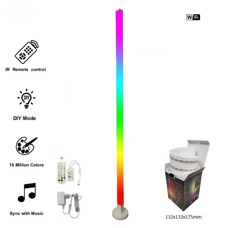 1.5M ASB Smart Home LED Strip с IR дистанционным управлением и музыкой RGBIC для подложной угловой лампы