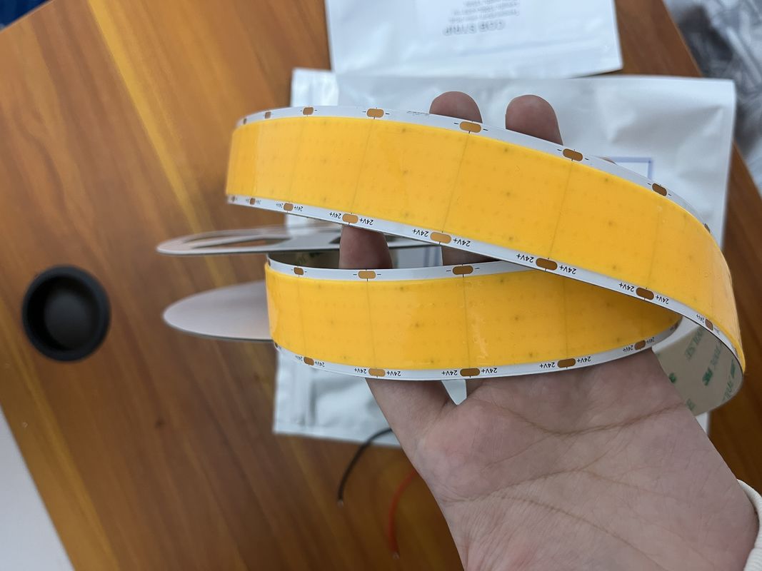1600 светодиодов 24V 2700K 3000K 4000K 6000K Одноцветная режущаяся Cob Led лента 30 мм ширина