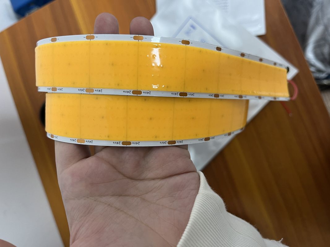 1600LED/m COB светодиодный светодиодный свет для ландшафтного декора 30 мм PCB 40 Вт/м 0,05 кг