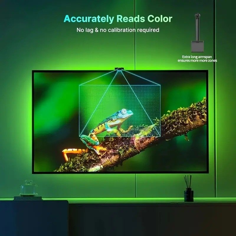 Тип LED Smd5050 Led Chip Atmosphere 16,4ft LED Strip Синхронизация с экраном Музыка для Google TV