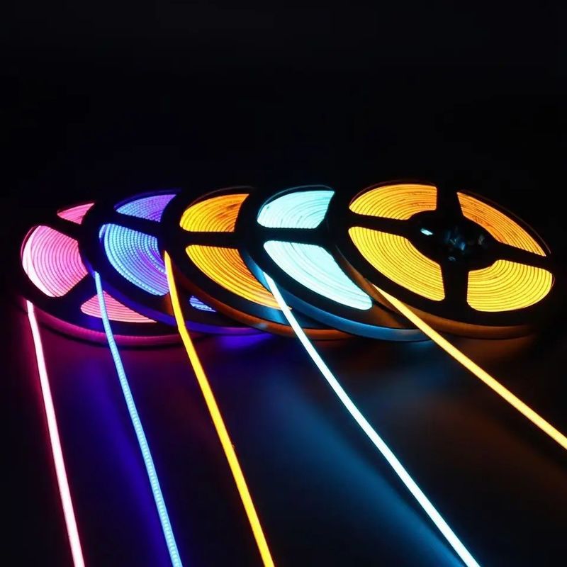 RGB Flexible Strip 756leds COB DC 12V LED Strip Light с световой эффективностью 100lm/w