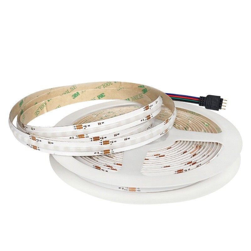 Дистанционное управление DC 12V 24V Гибкий светодиодный свет RGB 756LEDs/M COB светодиодный ленточный свет
