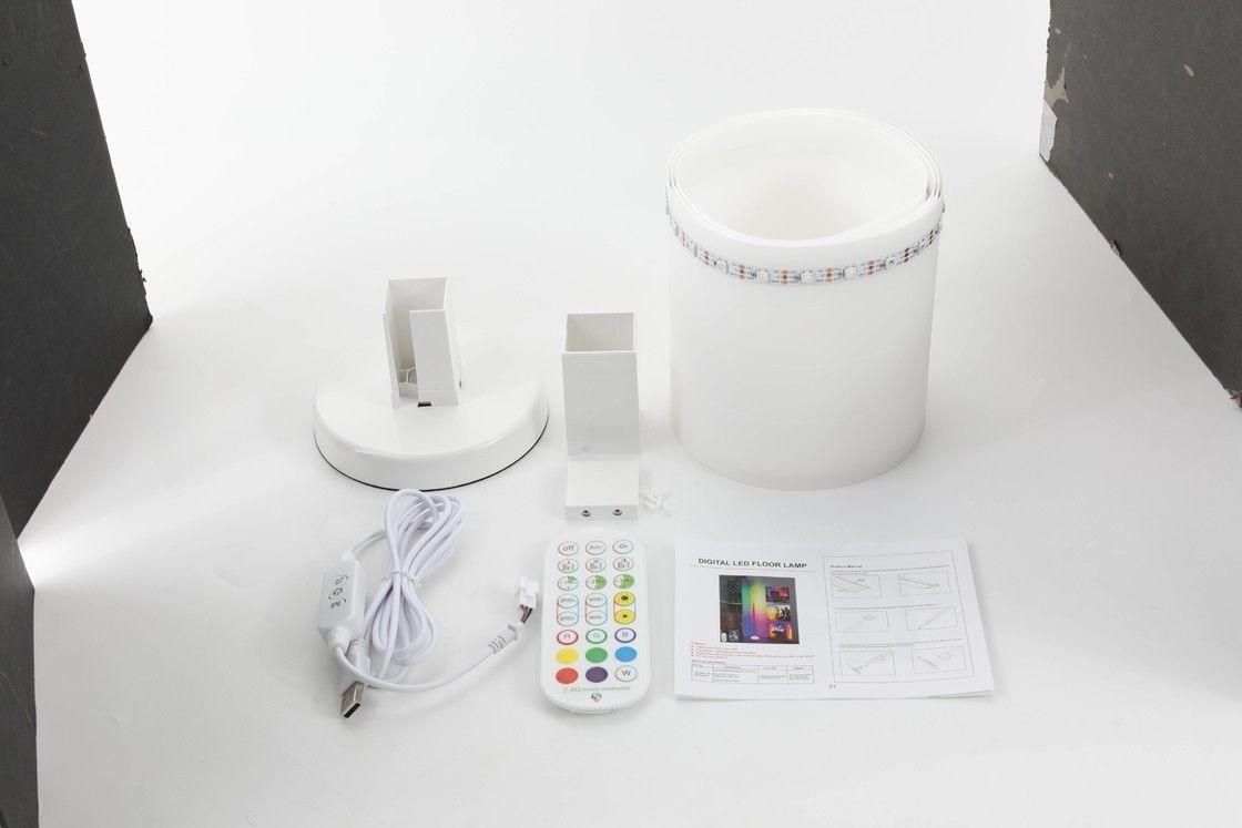 Материал корпуса лампы ABS 5V DC Input RGBIC Corner Standing Lamp App Smart Home Light