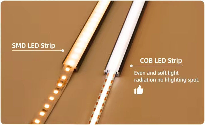 RGB 756leds COB Led Strip 12V 24V 5M с рабочей температурой 90 Ra и -45 50C
