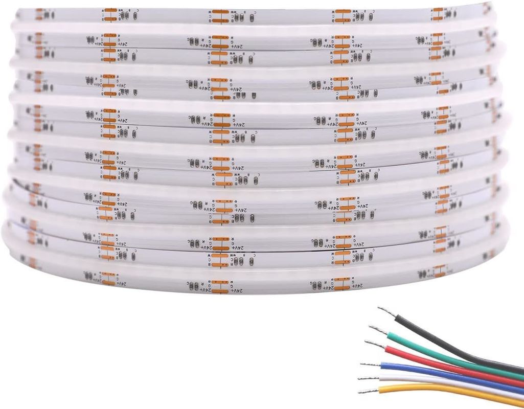 0.15kg 840 leds 12mm широкий RGBCCT DC24V COB светодиодный светодиод для декоративных целей 3