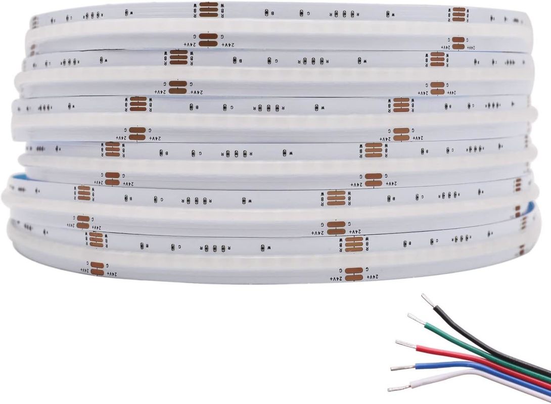 COB светодиодный линейный полосатый свет 21W/M 840leds/M DC24V Хороший RGBWW RGBW RGBCCT 3000K 6000K