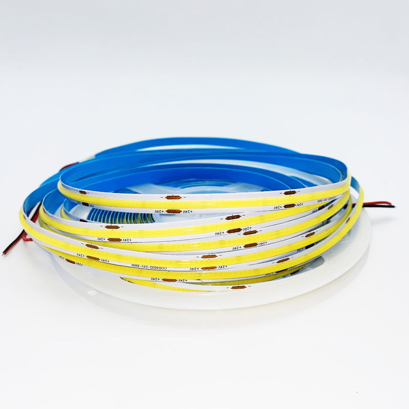 320LEDs/m 90Ra 5mm Ширина 12V 24V Гибкий COB светодиодный светодиод 2700K 3000K 4000K 6000K