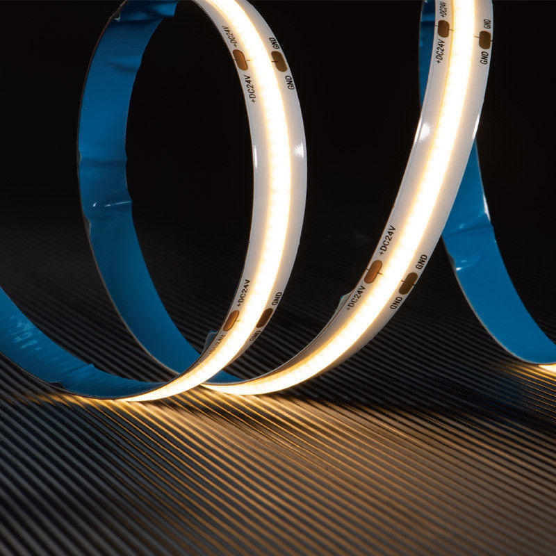 15M 20M 480Led Cob Led Strip Light Ce Rohs 24V Белый гибкий Cob Tira световой ленточный свет