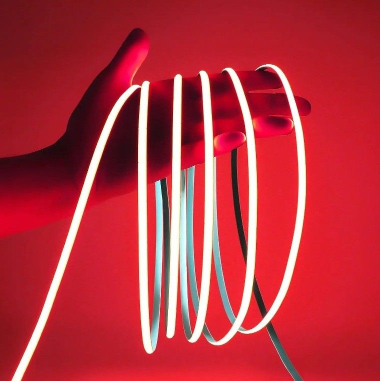 80lm/w 400leds/m Ultra Thin 5V 12V 24V IP20 Белая светодиодная лента 3mm 5mm Ширина Белая голубая красная зеленая светодиодная лента FCOB