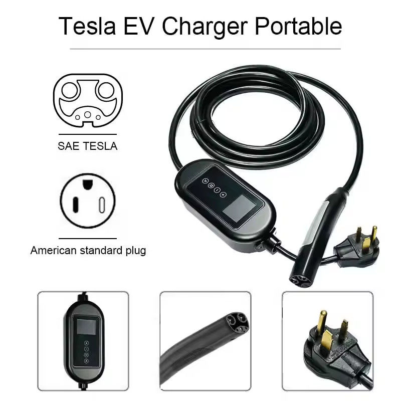 LCD-индикатор Light EV Fast Charger для энергобезопасных транспортных средств уровня 2 TSL в коробке